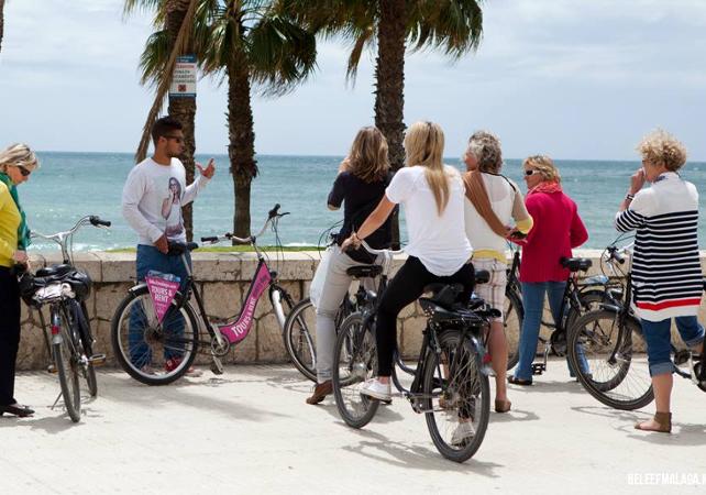 guided bike tour of malaga with tapas and wine tasting