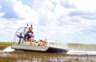 Tour en airboat (hydroglisseur) dans les Everglades à la rencontre des alligators - Au départ de Miami