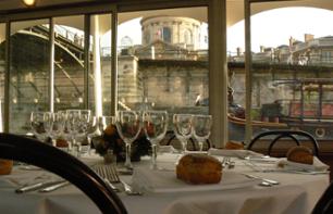 Open air dinner cruise on the Seine and the St. Martin Canal