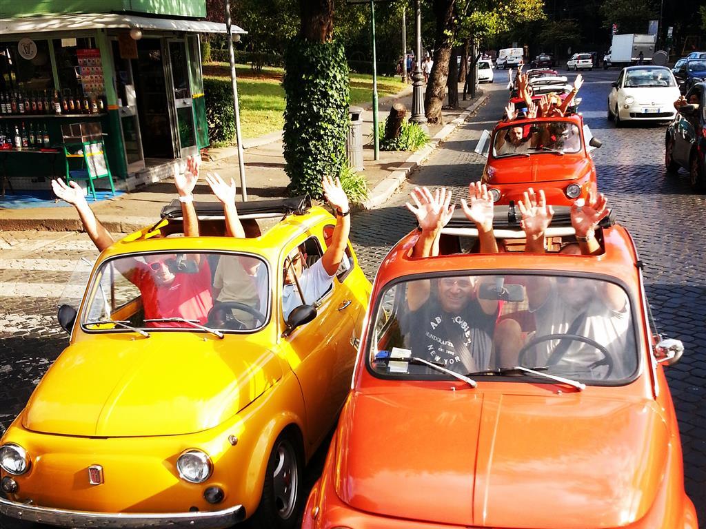 fiat 500 tour of rome