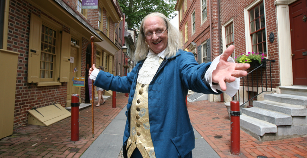 Themed Walking Tour:  follow in the footsteps of Franklin in Philadelphia