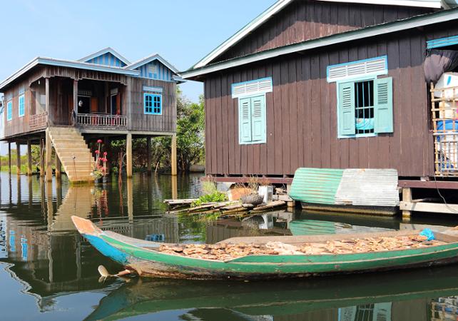 Visite guidée du parc naturel de Prek Toal et d'un village flottant sur le Lac Tonlé Sap