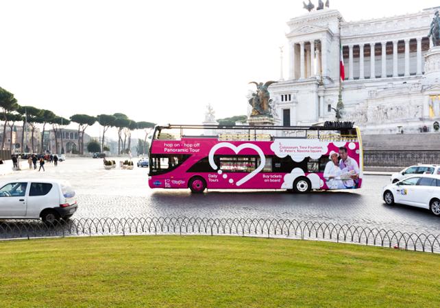 Hop-on, Hop-off Bus Tour of Rome – 48-hour pass