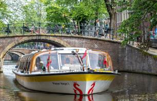 Croisière sur les canaux d'Amsterdam depuis la Gare Centrale ou le Rijksmuseum - Audioguide inclus