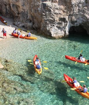 Session de Kayak sur la mer Adriatique à Dubrovnik