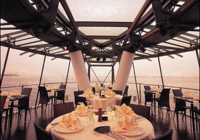 Dinner Cruise in Dubai on a Luxurious Glass Canopy Boat