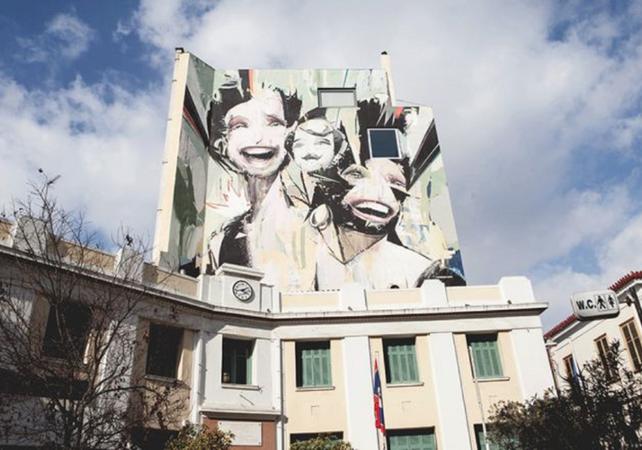 Visite guidée sur le street art à Athènes - en français