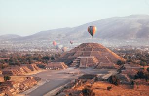 Visita de Teotihuacán al amanecer