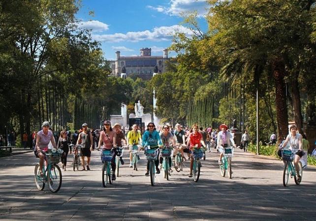 Visite guidée à vélo du parc de Chapultepec
