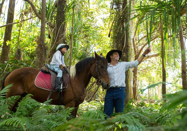 the horse ride through the heart of the australian countryside