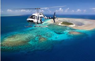 Survol de la Grande Barrière de Corail en hélicoptère – Au départ de Cairns