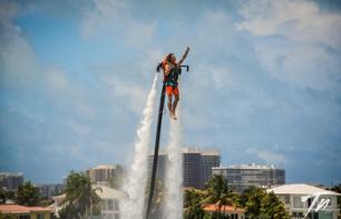 Jetpack und Flyboard Session und Bootsfahrt in der Bucht von Miami