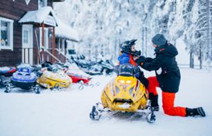 Expérience de conduite de motoneige pour les enfants - Rovaniemi
