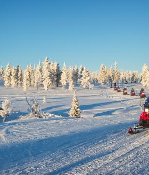Snowmobile and ice fishing safari - Levi, Kittila, Finland