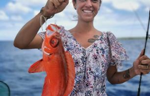Introduction to sea fishing in the Grand Cul-de-Sac Marin reserve - Private excursion from Port Louis