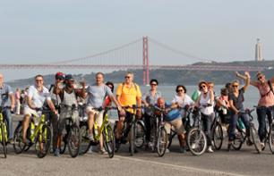 Passeio de bicicleta elétrica pelo bairro de Belém em Lisboa