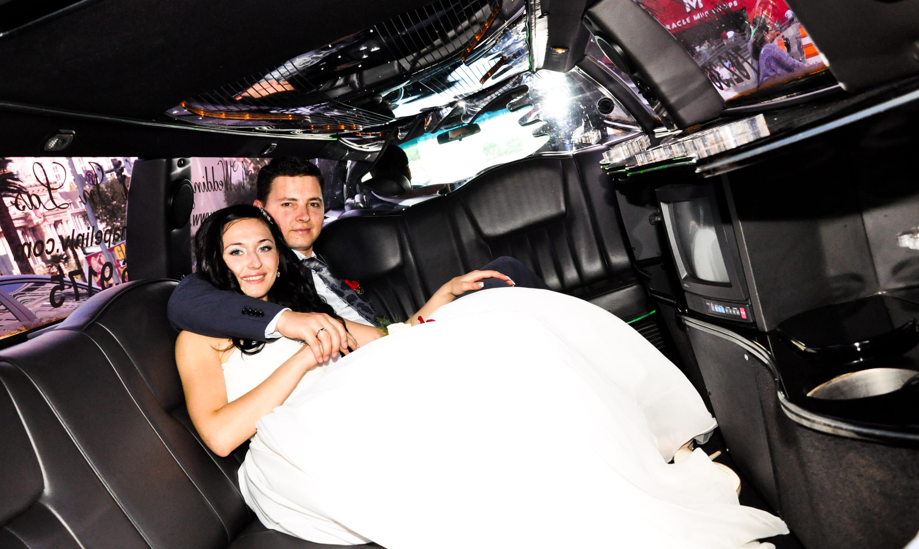 Hochzeit in einer Limousine in Las Vegas