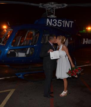 Helicopter Wedding over Las Vegas
