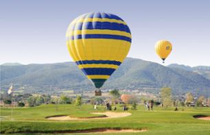 Heißluftballonflug: Flug über die Barcelona-Region bei Sonnenaufgang