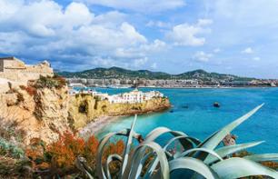 Visite guidée privée de la ville d'Ibiza (Eivissa) et sa côte à vélo