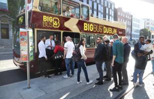 Panoramic bus tour of Dublin - Hop-on-Hop-Off - 24h, 48h or 72h pass