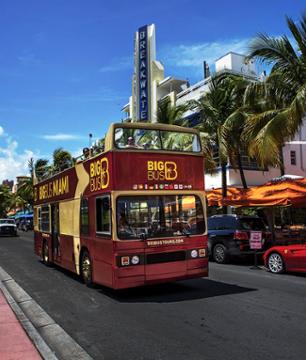Miami Bus Tour - Multiple stops - 1 or 2-day pass