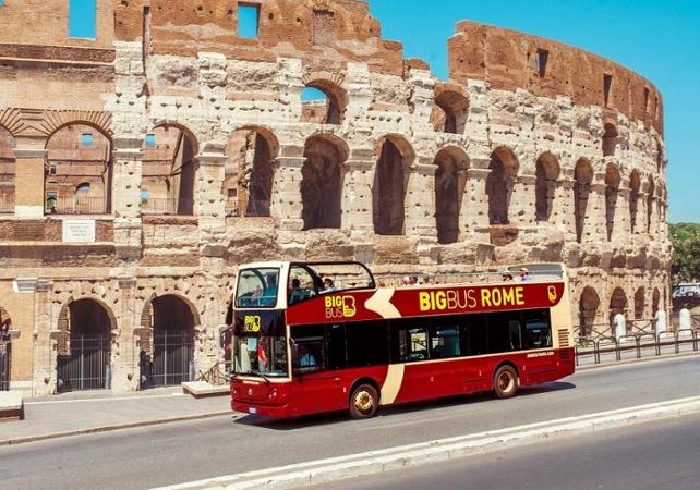 Panoramic bus tour around Rome - Hop-On/Hop-Off - 24h, 48h, or 72h Pass