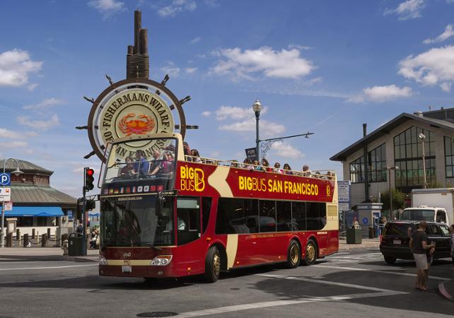 San Francisco Hop-On Hop-Off Bus Tour - 1 or 2-day Pass