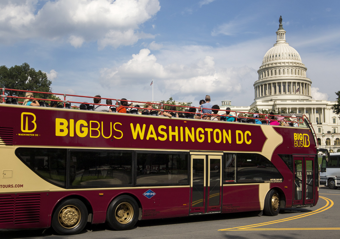 Washington Bus Tour – Hop-on, hop-off – 1, 2 or 3-day Pass