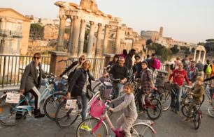 Visita guiada de bicicleta aos principais locais de Roma durante 3h