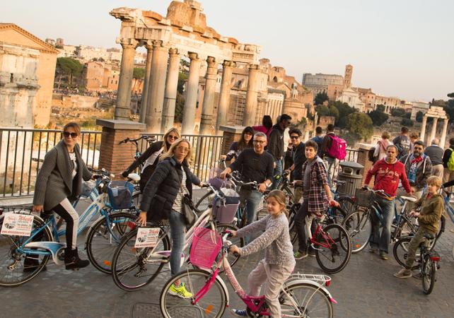 Visita guiada en bici por los principales sitios de Roma durante 3 horas