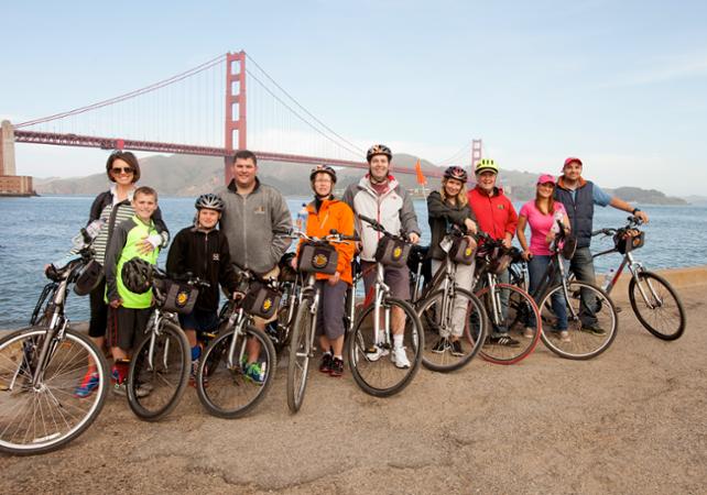 Visite guidée à vélo de San Francisco à Sausalito avec traversée du Golden Gate Bridge