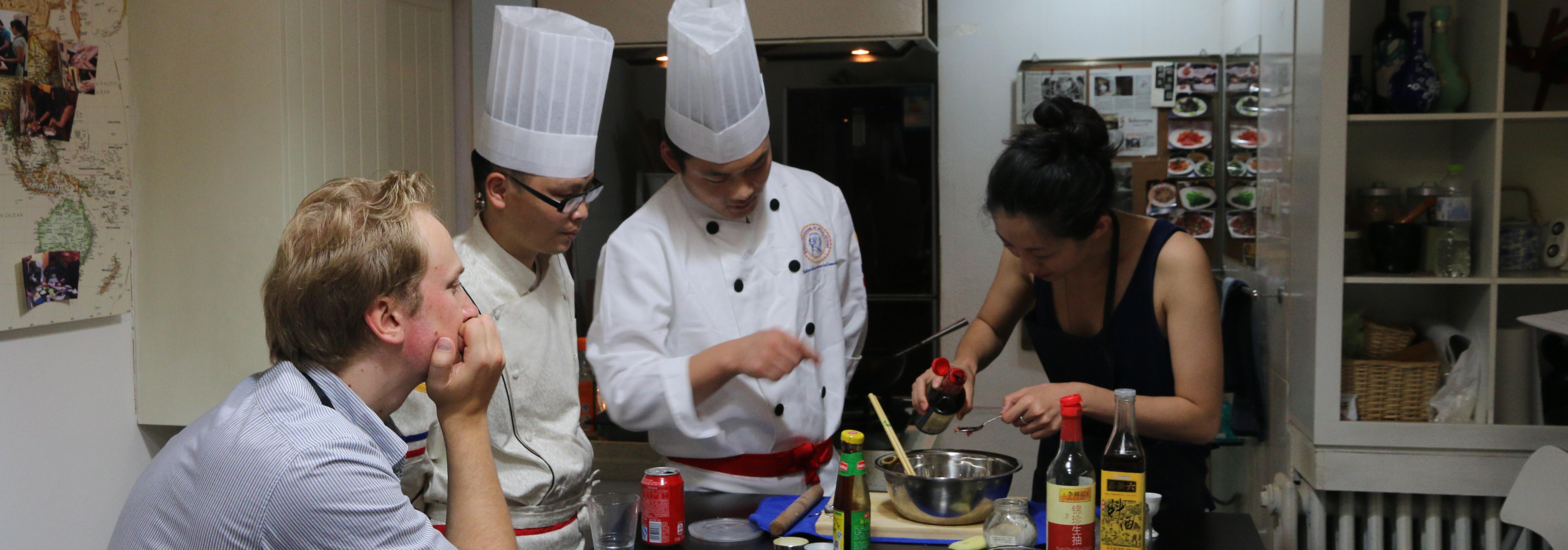 Atelier de cuisine et visite d'un marché chinois traditionnel à Pékin