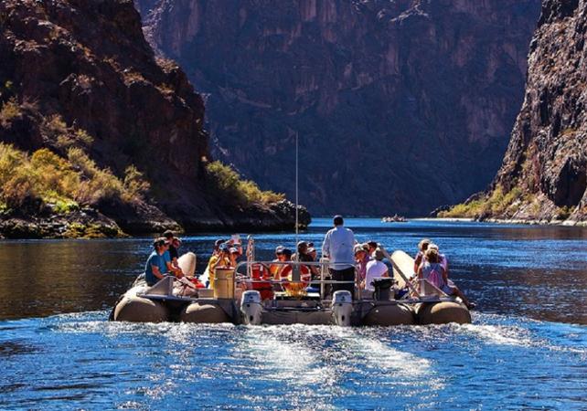 Rafting sur le fleuve Colorado au coeur du Black Canyon - Avec vue sur le barrage Hoover (2h) - à 40min de Las Vegas