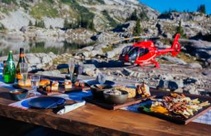Survol VIP en hélicoptère des Coast Mountains avec pique-nique au sol au bord d'un lac alpin (+ paddle en option) - Whistler