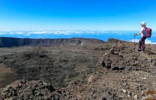 Randonnée guidée hors des sentiers au volcan Piton de la Fournaise à La Réunion - Niveau confirmé