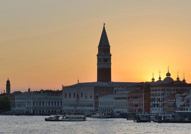 Croisière guidée sur la lagune de Venise au coucher du soleil - En français