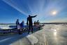 Initiation au canot à glace sur le fleuve Saint Laurent (Spa nordique en option) - Québec