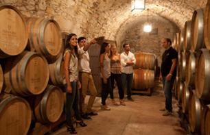 Excursion à Montserrat, visite d'un vignoble et dégustation de vins - demi-journée en petit groupe