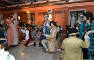 Carnaval de Venise - Leçon de danses traditionnelles et chocolat chaud à l'hôtel Splendid de Venise