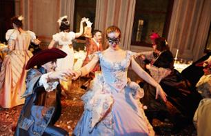 Dîner costumé - Le Menuet - au Carnaval de Venise à l'hôtel Monaco & Grand Canal