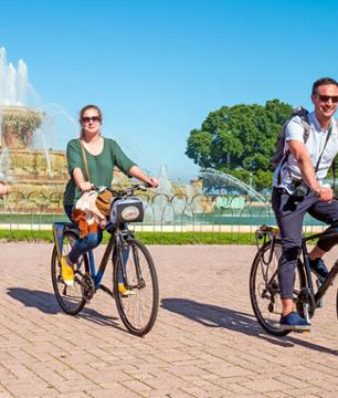 Visite guidée à vélo du Millennium Park et des bords du Lake Michigan à Chicago - En français