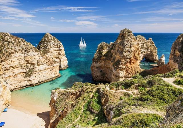 Excursion d'une journée à l'Ouest de l'Algarve : Lagos, Ponta da Piedade, Sagres et Cap Saint Vincent - Au départ de Faro et alentours