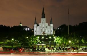 Visite nocturne de la Nouvelle-Orléans en Segway – le Quartier Français illuminé