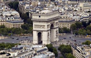 Panoramic bus tour of Paris with audioguide and Seine River Cruise
