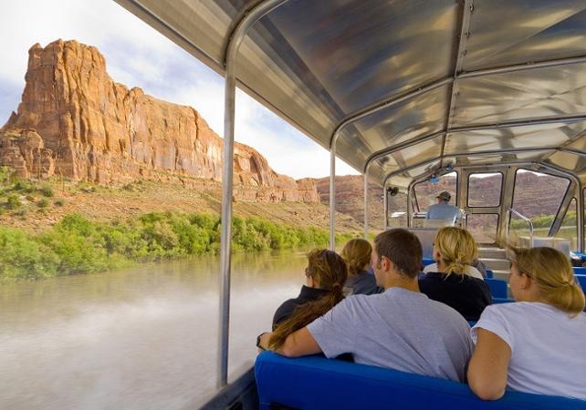 Tour en jet boat sur le fleuve Colorado - 1h ou 3h - Moab