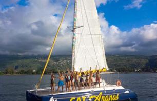 Croisière de 3h en catamaran à La Réunion au départ de Saint-Gilles-les-Bains - Boissons et collations incluses