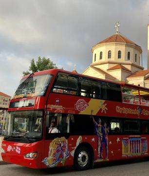 Tour de Beyrouth en bus panoramique - Arrêts multiples - Pass 24h ou 48h