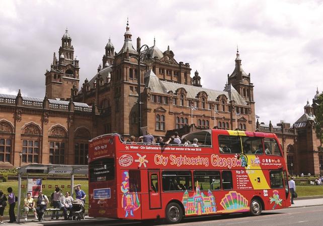 Visite de Glasgow en bus panoramique à arrêts multiples - Pass 1 jour ou 2 jours