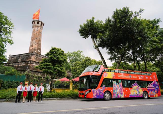 Visite de Hanoï en bus à arrêts multiples - Pass 24h ou 48h